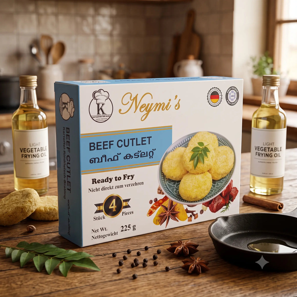 Neymis Beef Cutlet-210gm