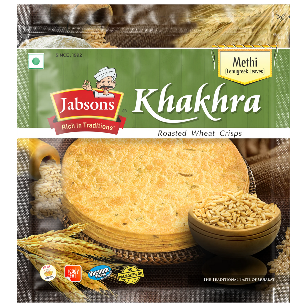 JABSONS KHAKHRA METHI 180 GM