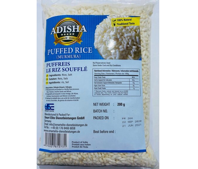 ADISHA PUFFED RICE (MURMURA)-200gm