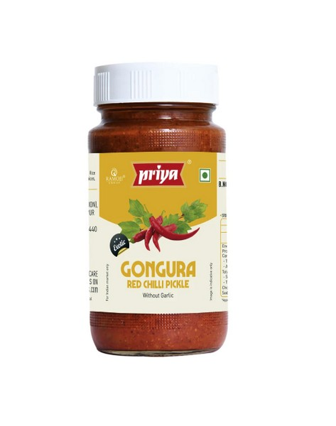 Priya Red & Gongura Chilli Pickle -300gm