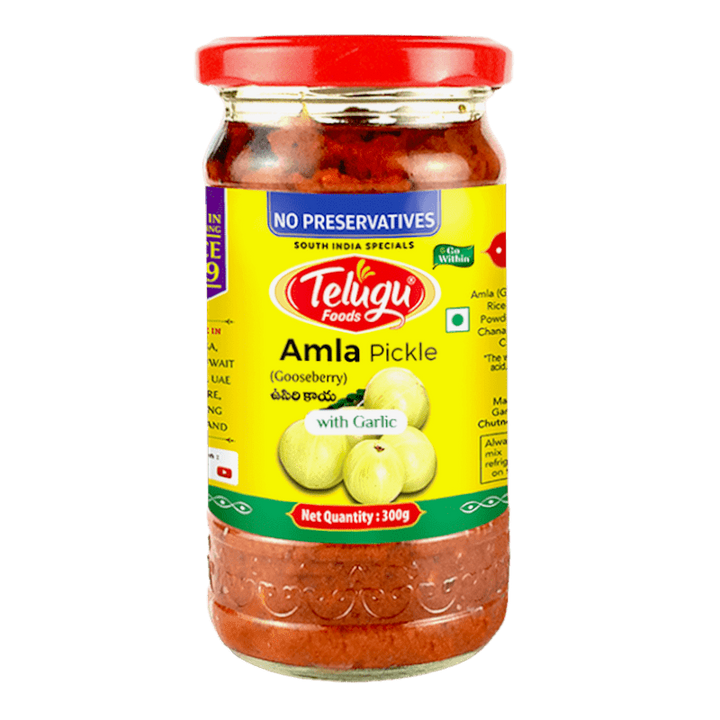 TELUGU PICKLE AMLA - GARLIC 300g