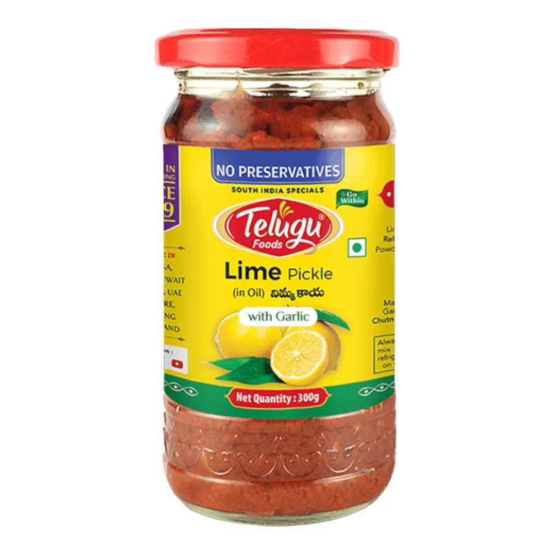 TELUGU PICKLE LIME - GARLIC 300g