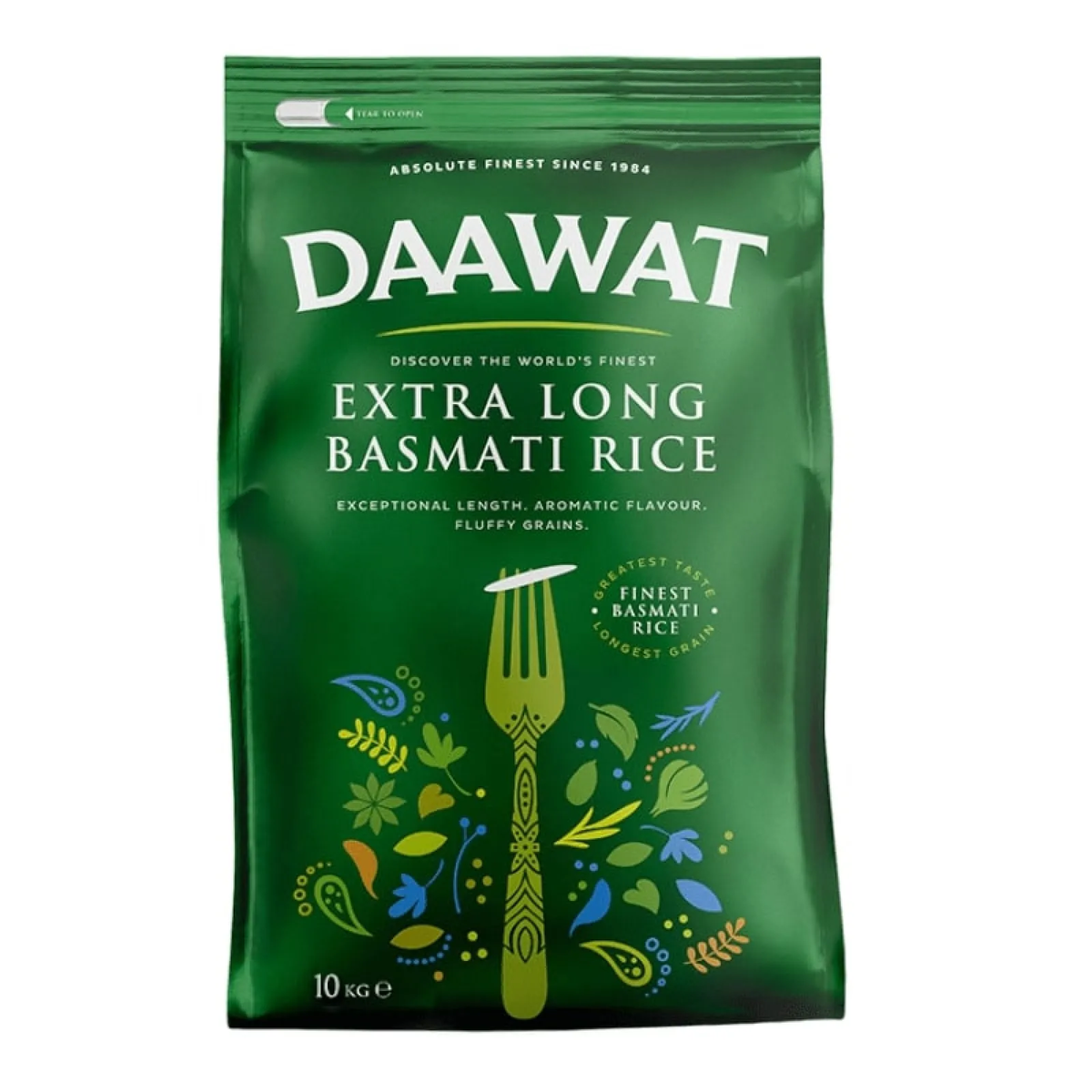 Daawat Green Extra Long Basmati Rice 10 kg