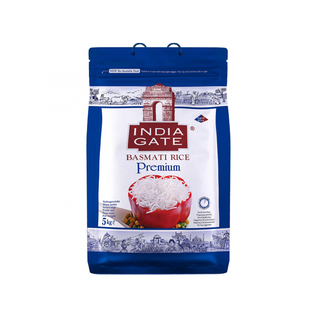 INDIA GATE PREMIUM BASMATI RICE 5KG