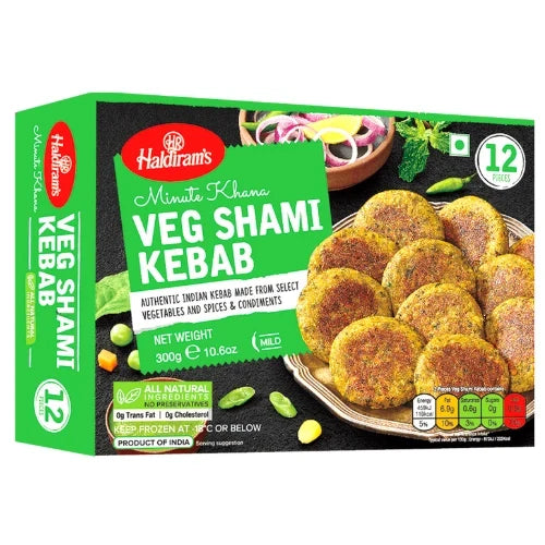 Haldiram Froz Veg Shami Kebab-300gm