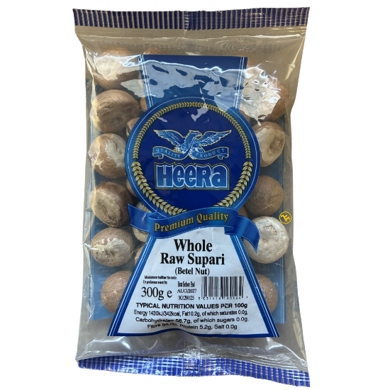 Heera Supari Whole-Raw Plain 300g