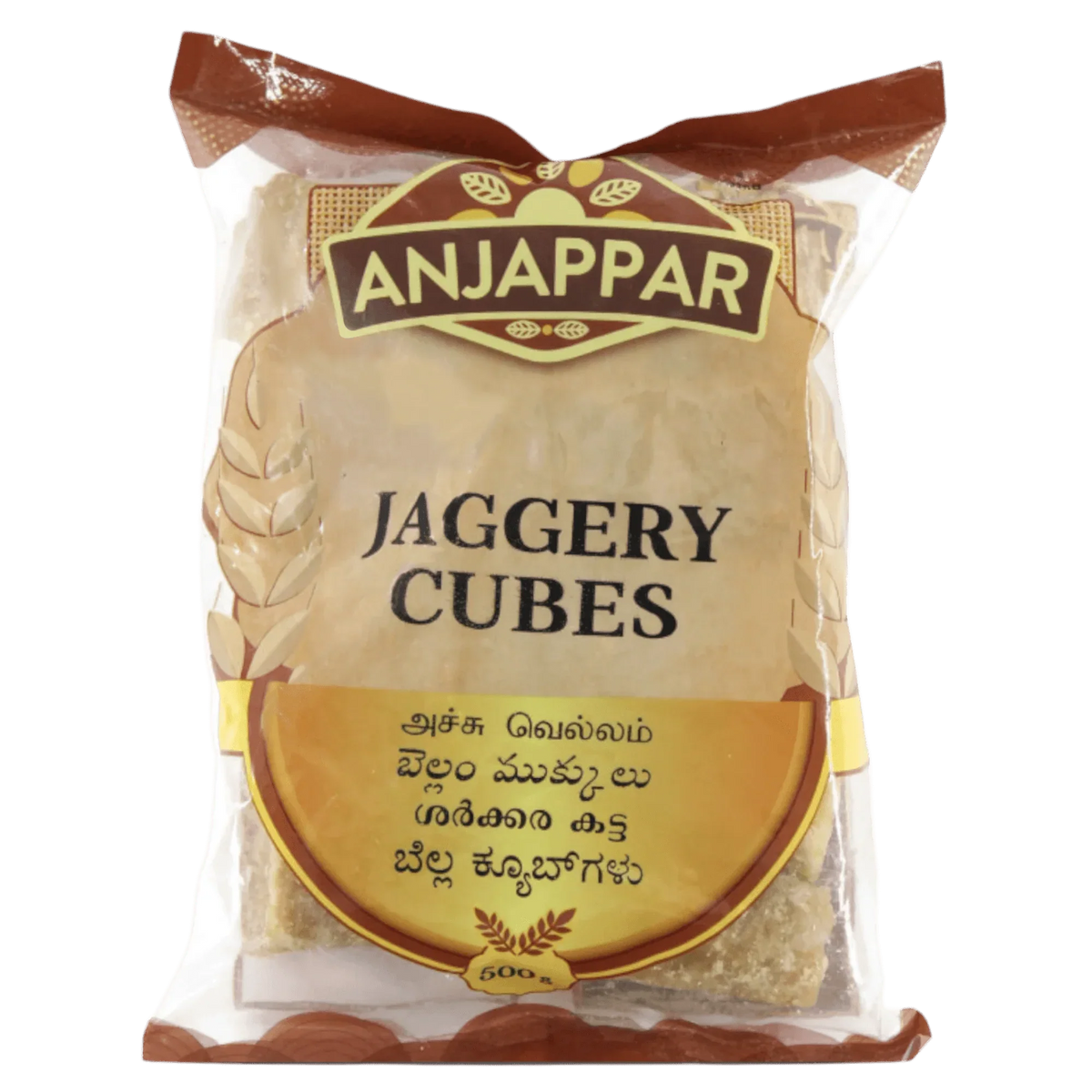 Anjappar Jaggery Cubes Natural 500g