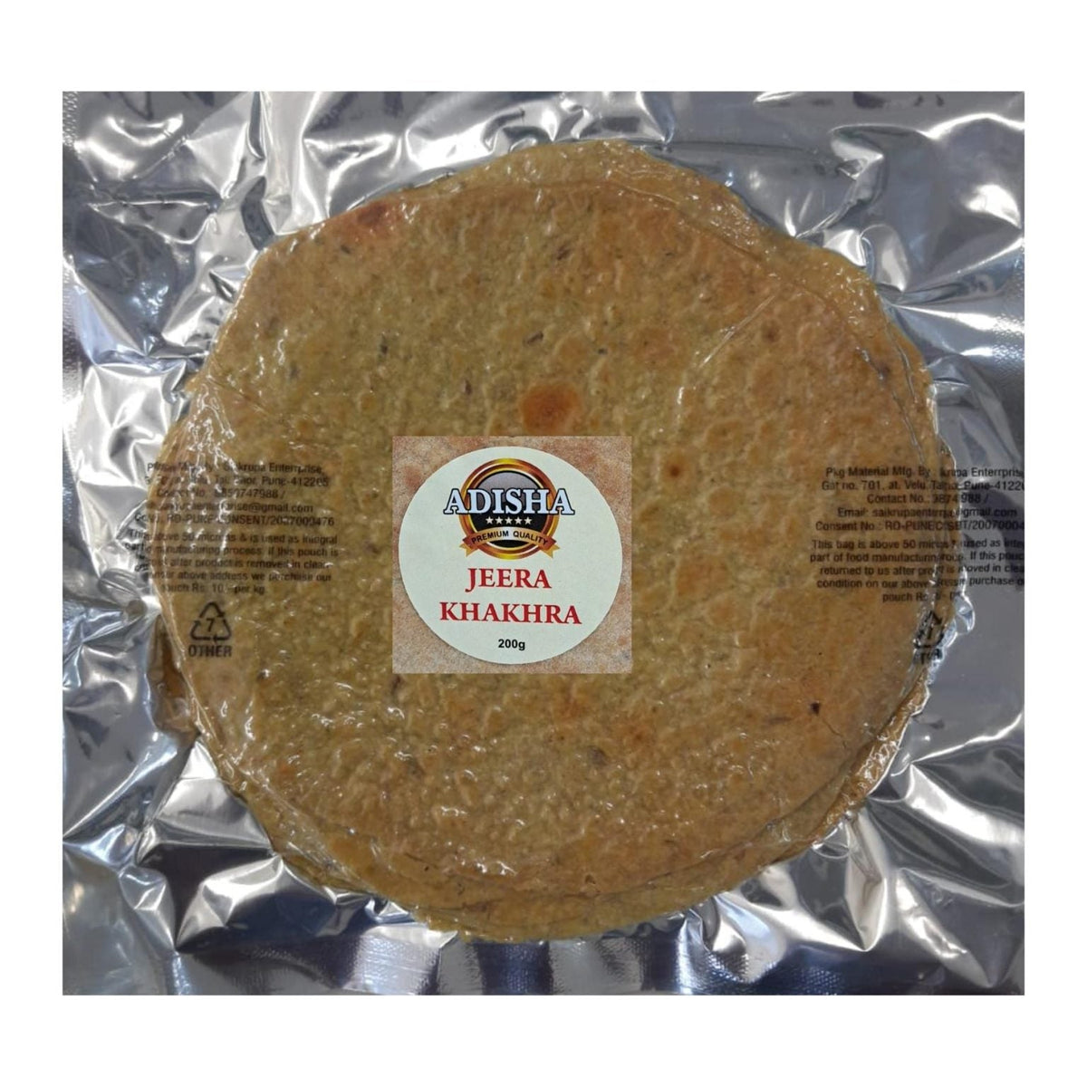 Adisha chilli  garlic khakra  200g