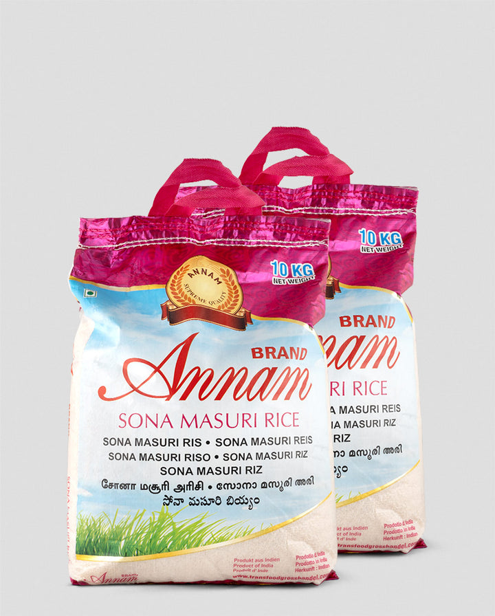Annam  - Sona Masoori Rice - (10kg*2)