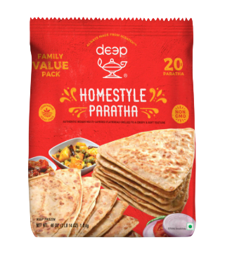 Deep homestyle paratha