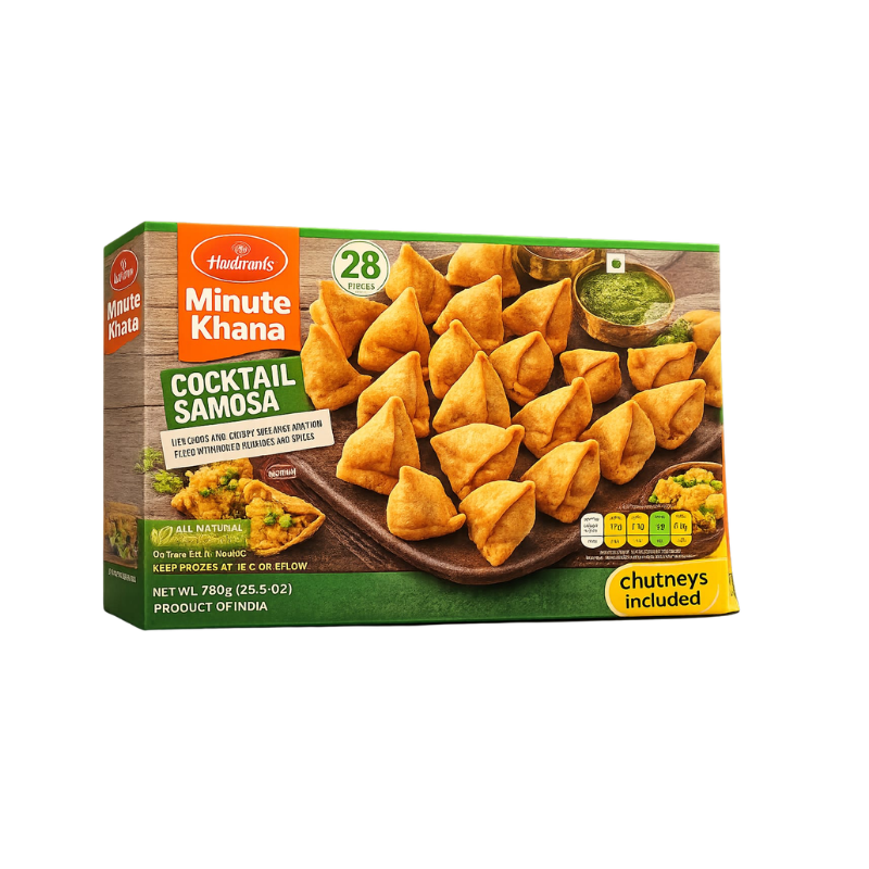 HALDIRAM FROZ. COCKTAIL SAMOSA-28pc