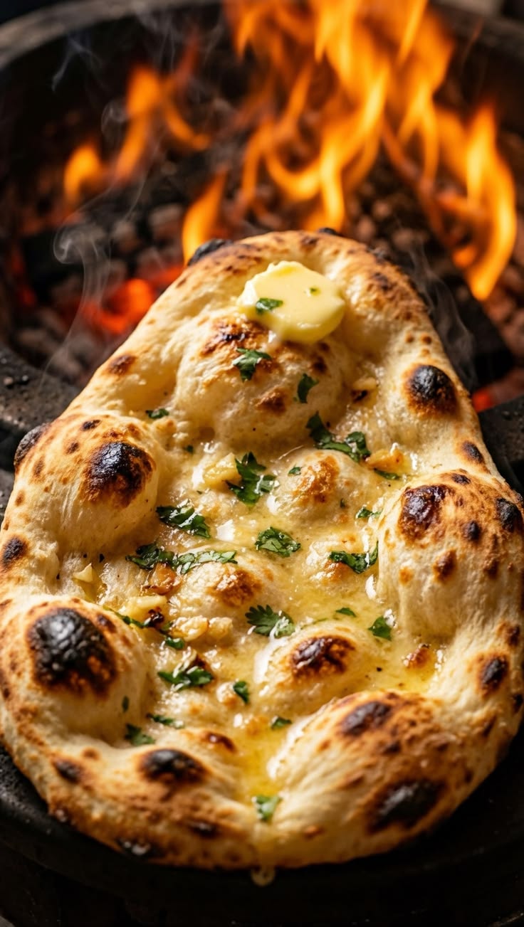 Garlic naan 1 stuk